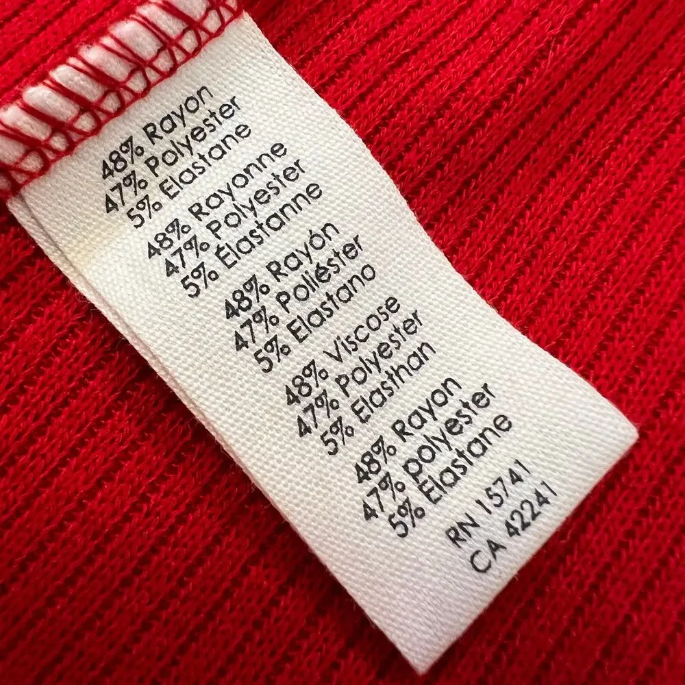 PJ Salvage Textured Essentials Robe Red size M